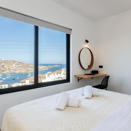 Case de vacanță Yalos Mykonos 4 Bedroom Luxury House 5 Minute From Ornos W Sea & Sunset View